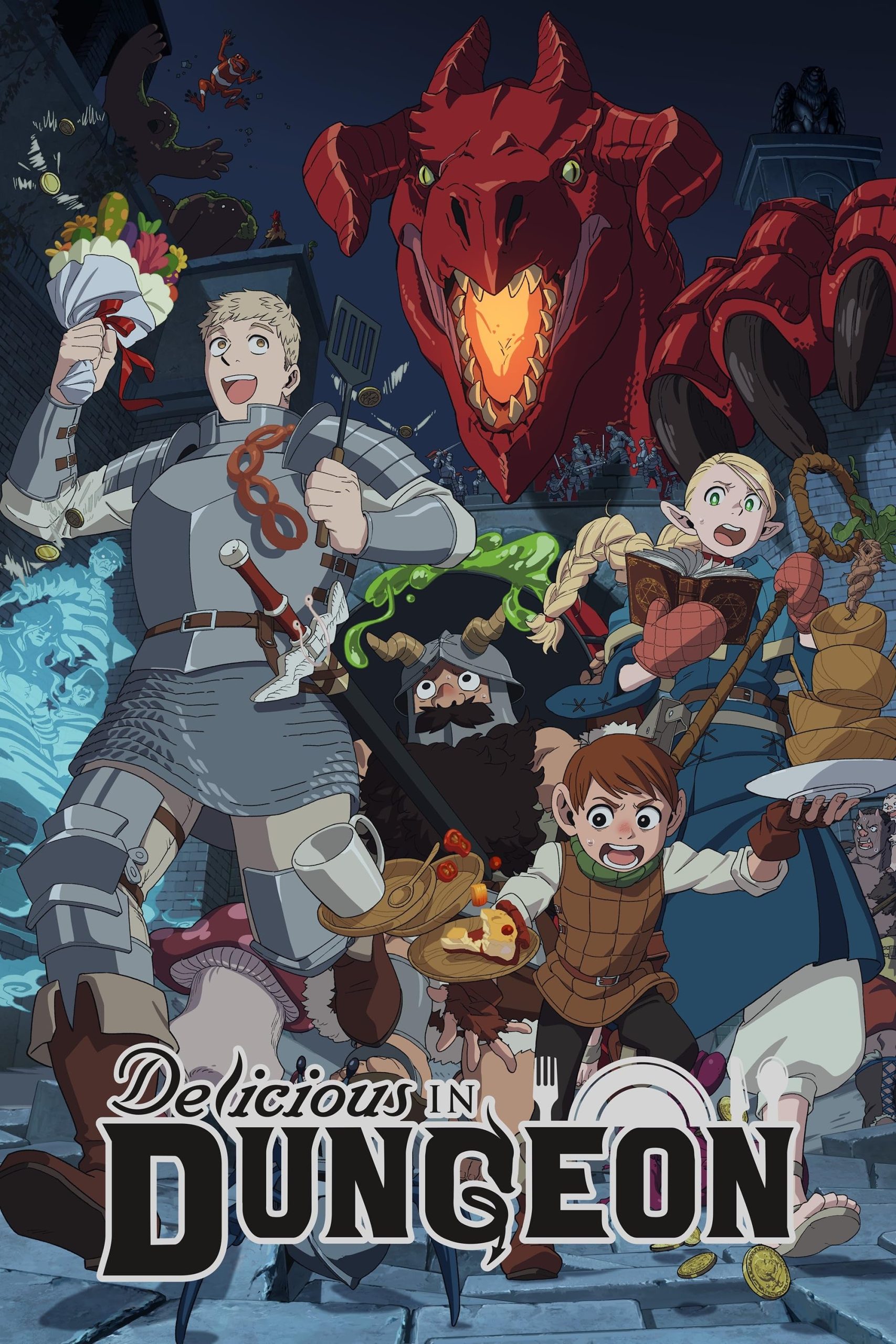 انمي Dungeon Meshi موسم 1 حلقة 2